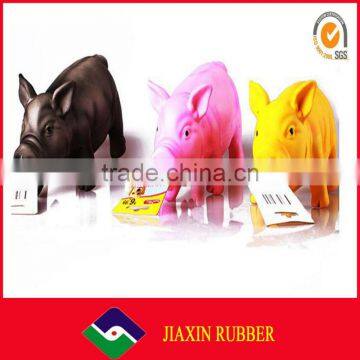 colorful soft silicone rubber dog toys