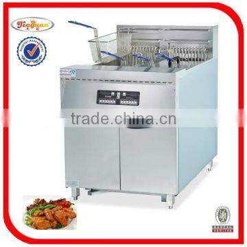 High Quality Vertical 2-tank Computer Fryer 4-basket with oil filter cart DF-30-2A 0086-13632272289