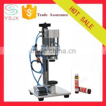 small vial glass bottle cap sealing machine for perfume and oral