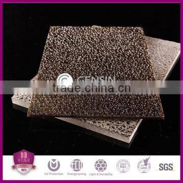1.8mm Embossed Sheet Polycarbonate UV Coating 100% Virgin GE Raw Material 1220*30500mm In Roll Wholesale Low Price High Quality photo-6