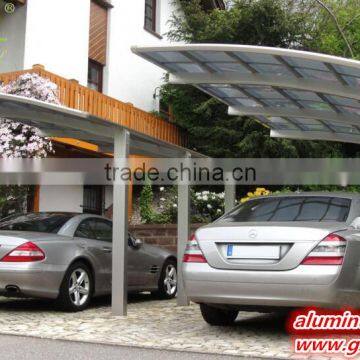 2 car double aluminum metal prefab garage car sun shade patio cover carport for motorcycle