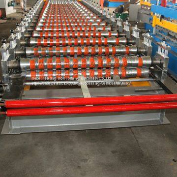 Color Steel Corrugated Roof Roll Forming Machine photo-2