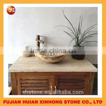 Snow White New Style Stone Wash Basin,Water Faucet and Basin photo-5