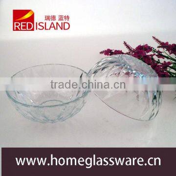 2016 new design crystal glass fruit / salad bowl