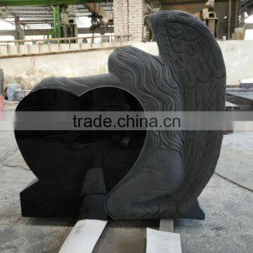 Angel With Heart Granite Tombstone Granite Monument photo-2