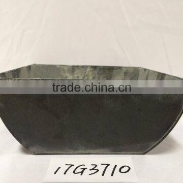 China Green Garden Deco Big Size Square Black Succulent Pot