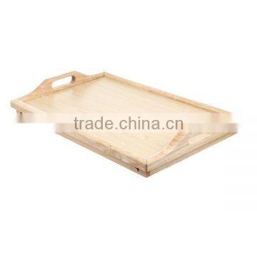 Wooden Folded Laptop Bed Computer Table For Laptop PC Tablet photo-2