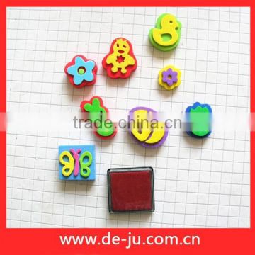 Custom Letter Picture Stamp Small Stamp Wholesale EVA Toy