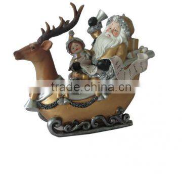 2014 New Handmade Resin Christmas Santa Gift for Sale