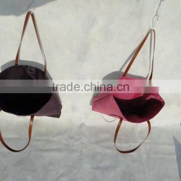 Simple Style Canvas Tote Bag photo-2