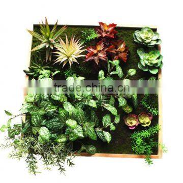 Home garden decorative Artificial Green Plant Wall Hanging photo socket Frames ZWQK06 106