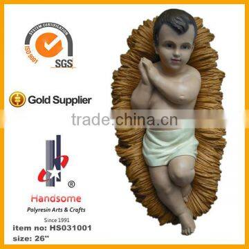 8 Inch Catholic Religious Polyresin Baby Jesus Figurine photo-4