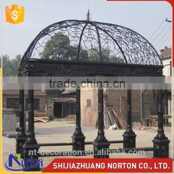 Aliababa solid rectangle cast iron backyard gazebos NTIG-012Y