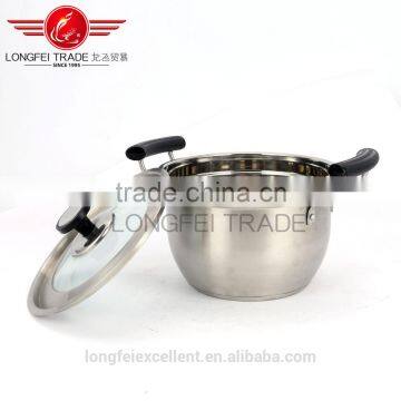 China Yiwu Cheap Useful 3pcs Stainless Steel Cooking Pot Set photo-4