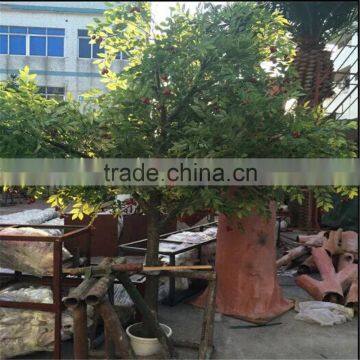 Cheap Artificial Peach Tree Plastic Tree Decorative Large Foliage Plants photo-2