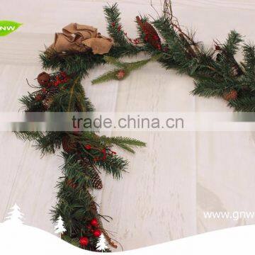 GNW CHGR-1607005 Best-selling Pine Cones Christmas Fruit Garland photo-2