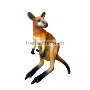 Fiberglass kangaroo statue for movie cartoon