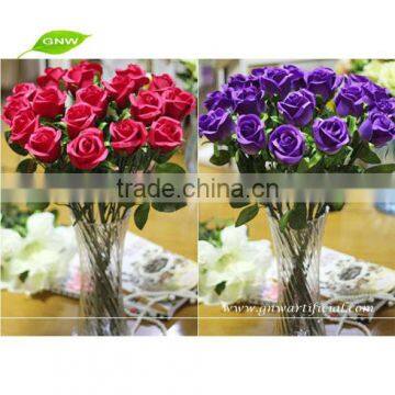 FLS09 GNW Black Rose Flower Decoration for Wedding Artificial Flower China photo-3