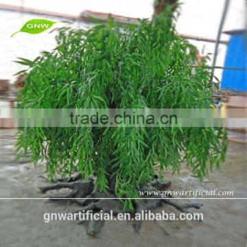 BTR014 GNW artificial green willow tree figurines for garden decoration