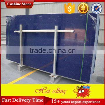 2 cm thickness starlight sea blue quartz slab