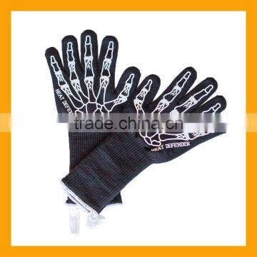 15 Inch Extra Length Heat Protective Cooking Gloves Cotton Insulated Heat Defender Gloves photo-5