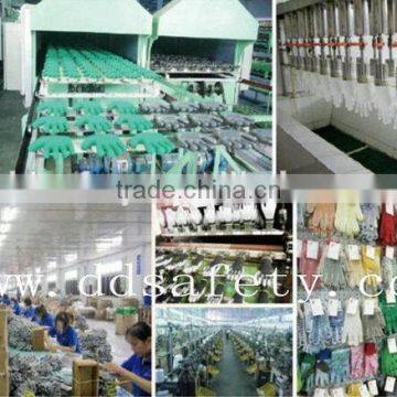 13G Blue Nylon With Black Nitrile Palm Coated Work Gloves Safety photo-6