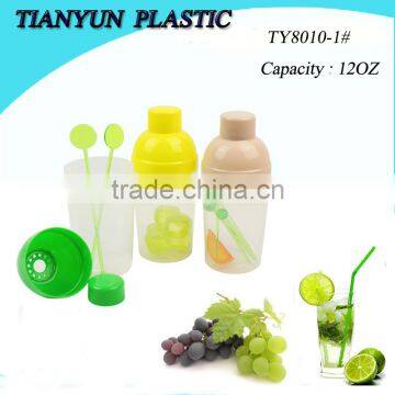 Hot sale good quality plastic shaker for promotion