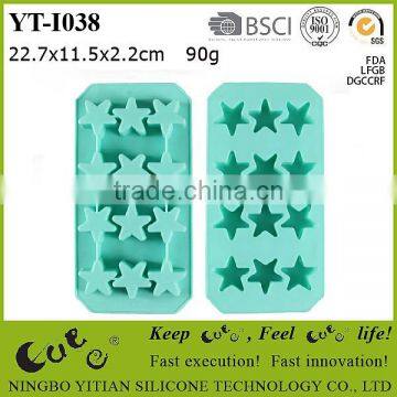 silicone ice tray with star shape YT-I038