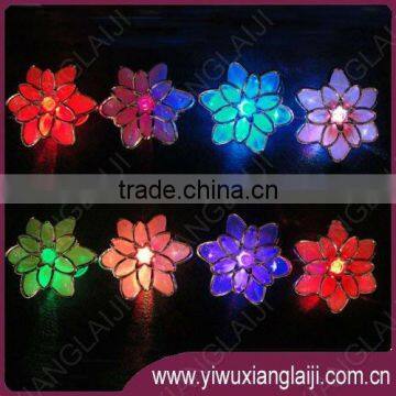 flower LED flashing hair clip