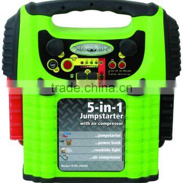 5 in 1 Car battery jump starter power bank with air compressor