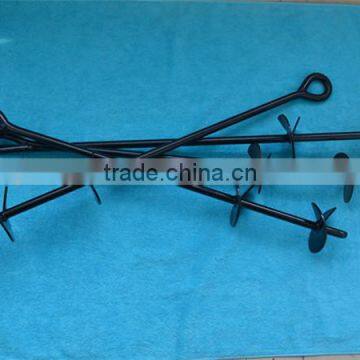 Screw in Ground Anchor 3/4" x 36" w/ 4" & 6" Helices Galvanized photo-2