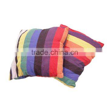Rainbow Polyester Cotton Hammock Chair With 2 Cushion photo-3