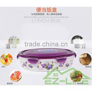 Healthy BPA Free Microwave Oven Safe Big Plastic Lunch Box for Adults photo-3