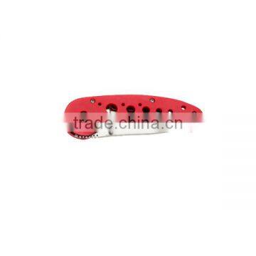 A21-S15A plastic handle pocket folding knife serrated metal pocket knife