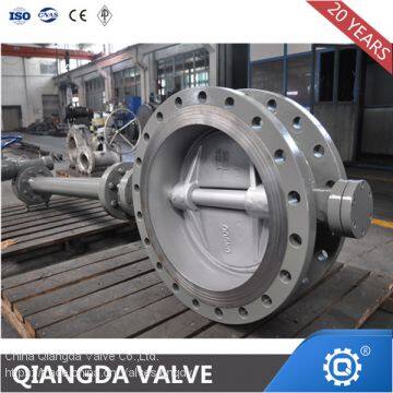 Metal Seat Double Flange Triple Eccentric Water Seal Butterfly Valve photo-3
