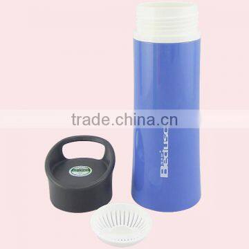 320ml Colorful Students Plastic Drinking Bottle With Handle photo-2