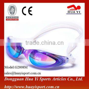 Rainbow wholesales waterproof durable oem swimming goggles