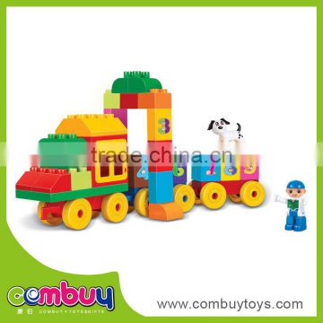 Diy toy Interesting building blocks train set