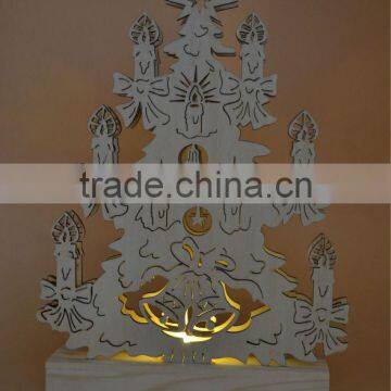 Wooden Christmas Decor Gift With Light photo-3