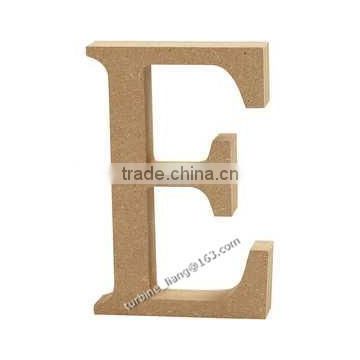 wooden MDF Letter E, alphabet letter