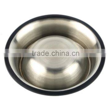 1 Standard Stainless Steel Pet Puppy Cat Dog Food or Drink Water Bowl Dish Wholesale photo-3