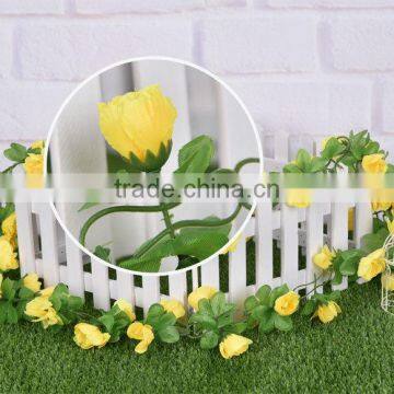 Artificial Hanging Vine Plant Silk Leaf Garland photo-5