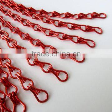 Shiny 12mm Red Color Decorative Aluminum Link Chain for Flower Basket photo-4
