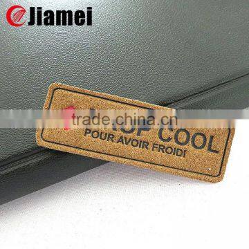 OEM LOGO custom Personalized leather patch for blazers