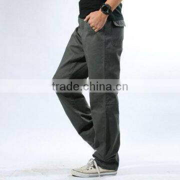 Custom Big Size 100% Cotton Work Trousers Loose Mens Khaki Drill Cargo Work Pants photo-5