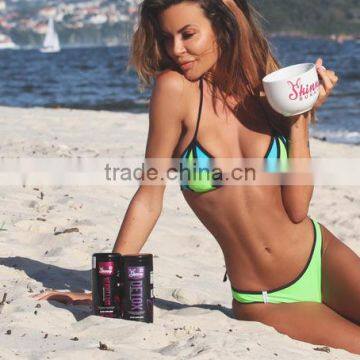 Sexy Women Bikini Set Push Up Striped Triangle Bathing Suit Beach Swimwear photo-3