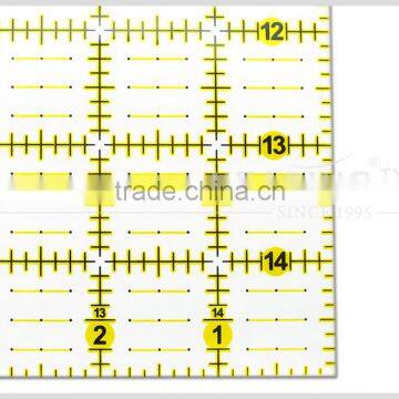 Acrylic Sewing Ruler in 16cm*16cm 3mm Thicklness #KPR1616 photo-3