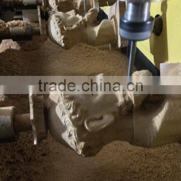 High Efficiency 6 or 8 Heads Cylinder Engraving Cnc Router Woodworking Machine photo-4