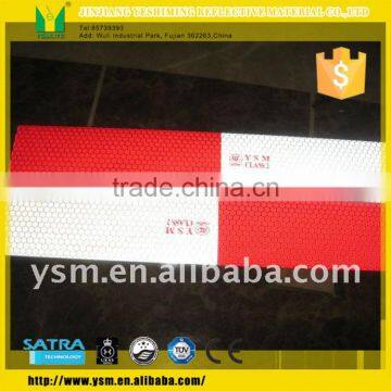 reflective vehicle marking tape sticker on the vehicle body