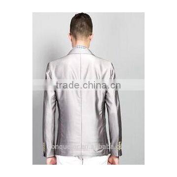 Men's Slim Business Suit Gentleman Checked Suit SHT823 photo-2